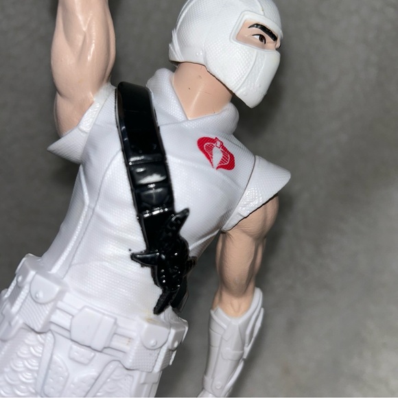 Hasbro GI JOE Storm Shadow white 9.5" cobra ninja action figure - Picture 6 of 8